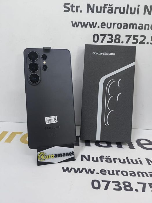 Telefon mobil Samsung Galaxy S26 Ultra, Dual SIM, 12GB RAM, 256GB -N-