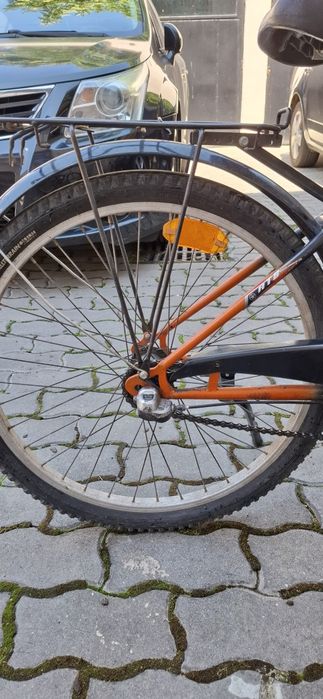 Bicicletă Arcona copii roți 24 inch cu portbagaj și apărători