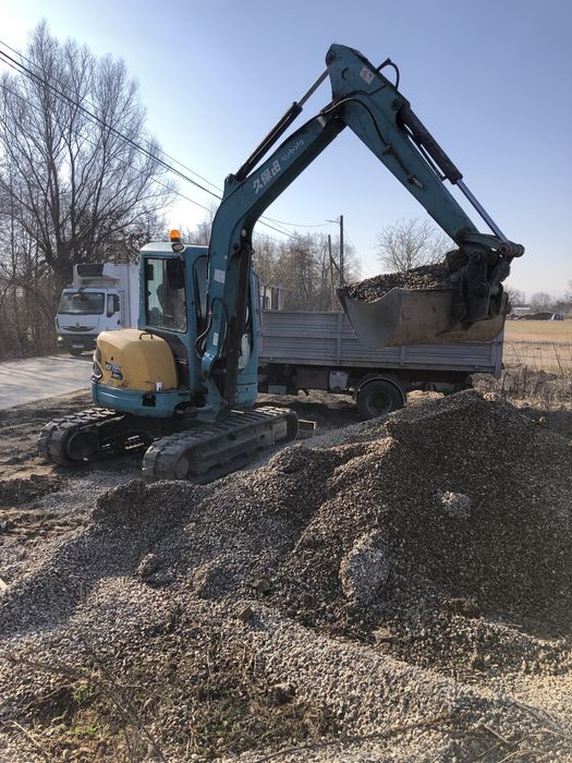 Inchiriez utilaje (excavatoare,mini incarcatoare si camion)