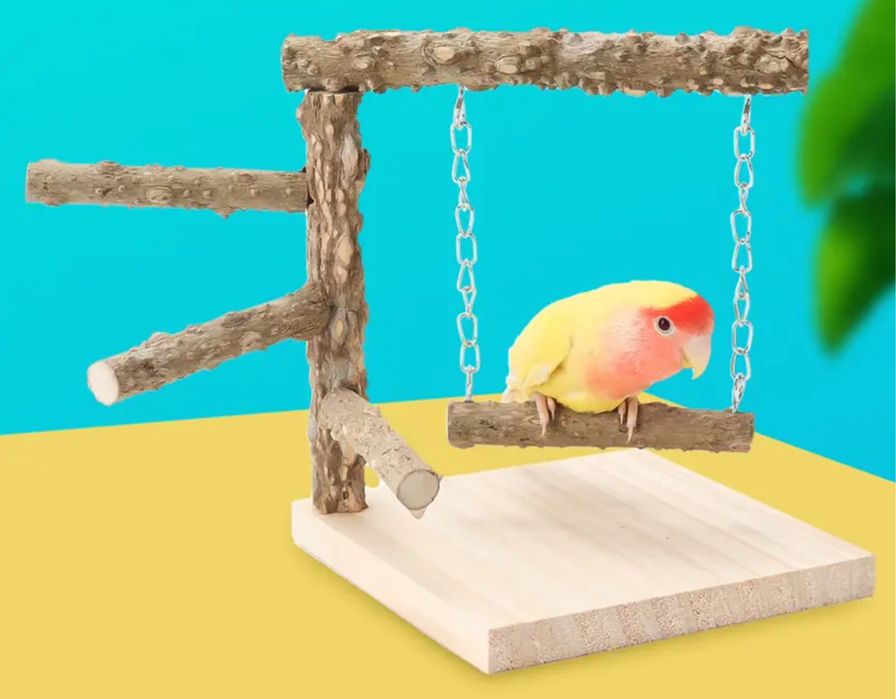 Продам подставку для попугая с качелей