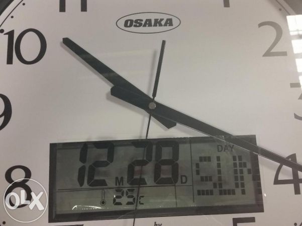 ТОП ОФЕРТА 65лв.! Стенен часовник OSAKA ЕCO-3164