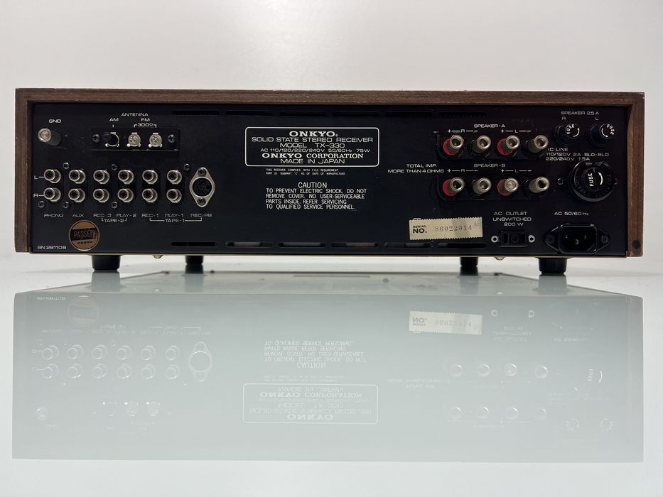 Receiver/Amplificator Onkyo TX-330 fabricat în Japonia