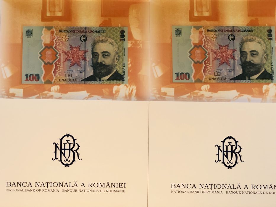 Bancnota 100 Lei Carol I - Bancnota 100 lei Bratianu