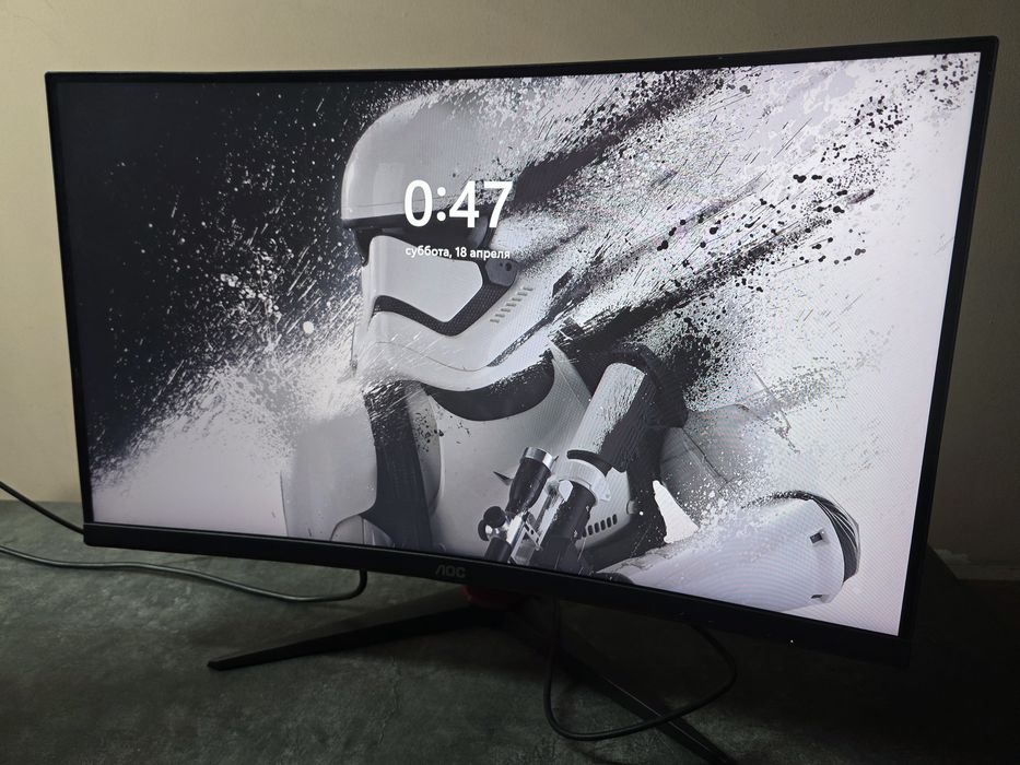 Монитор AOC 27 240HZ CURVED GAMING MONITOR. Возможен обмен.