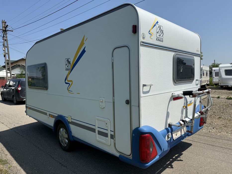 Rulota Knuas Blue Line,an2000,2-3 pers,baie,boiler,wc fix,cadita dus ...
