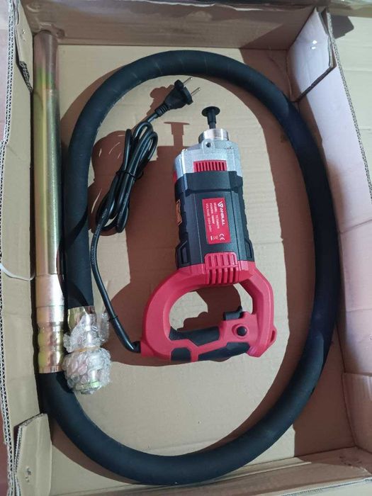 Иглен вибратор за бетон Anbull 1800 W, дължина на гъвкавия вал от 2м, дебелина на жилото Ф35, скорост на разбъркващия вал 5500 об/мин