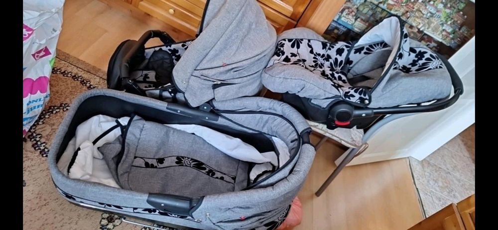 Детска количка с три коша. Adbor Marsel Elite 3 в 1 F03