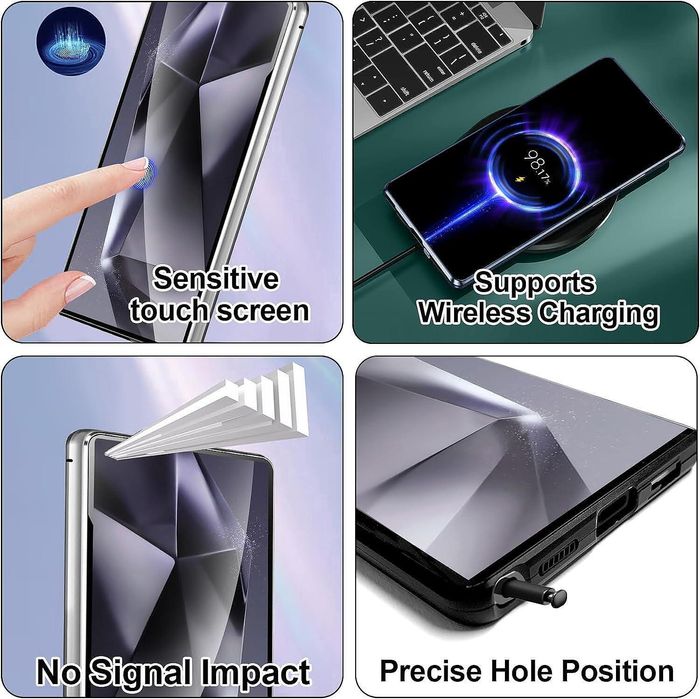 Двоен Магнитен Кейс за Samsung Galaxy S26 Ultra S25 S24 S23 S22 FE Plu