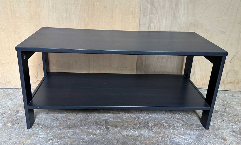 Masuta de cafea cu blat 80x35 cm; Masa cu raft