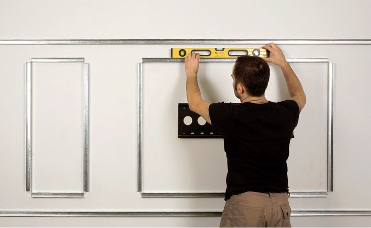 Установка, могтаж телевизора