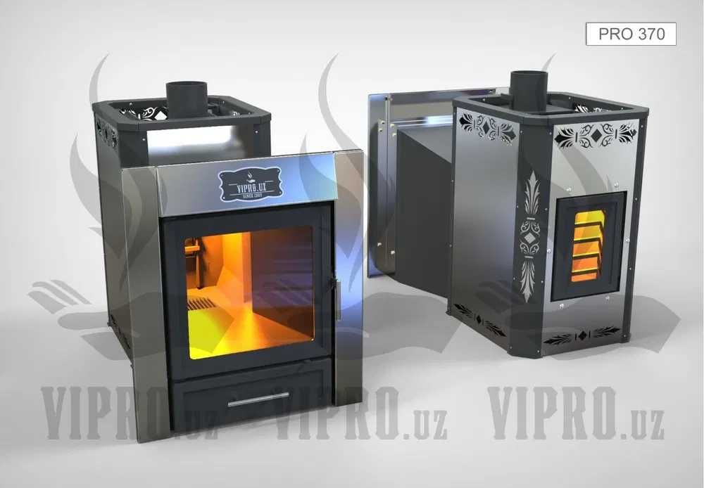 Печь для бани,сауны PRO-370  на 24 куба, сауна, баня, хамам, отопление