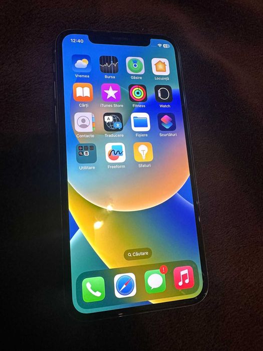 Iphone X Alb 64 GB 100% Baterie Liber de retea
