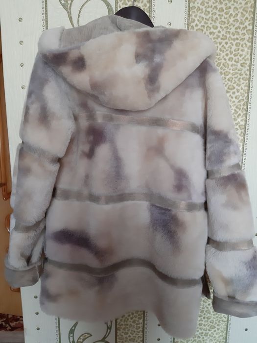 Двухсторонняя дубленка автоледи