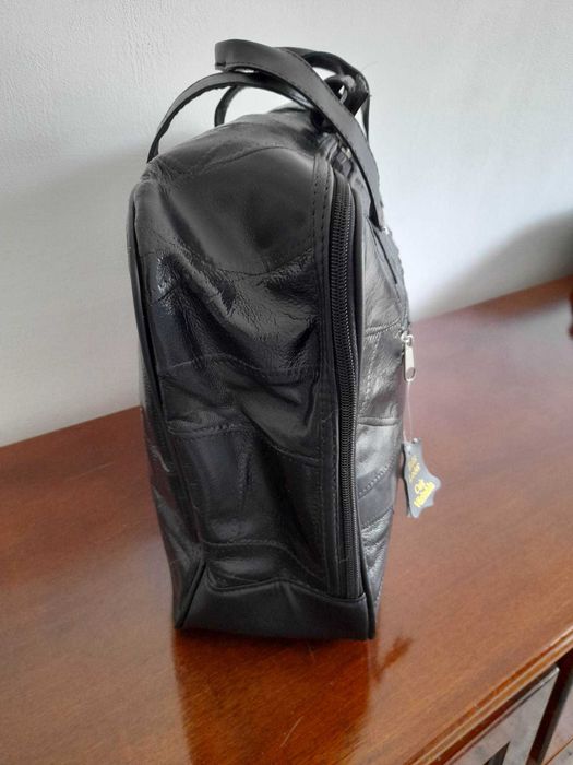 Geanta documente/laptop„UCB”  si geanta mica din piele