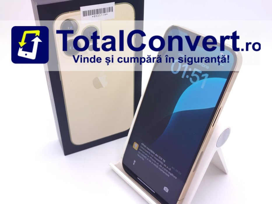 Apple iPhone 13 Pro 128GB Gold 6GB Single, Garantie 24 luni | #D89257