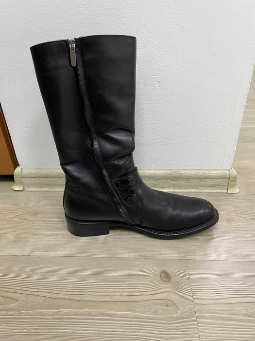 Зимние кожаные сапоги ROSSI (Италия)