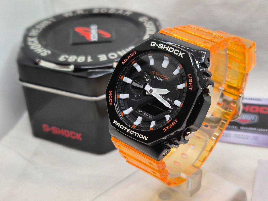 Ceas Sport Barbati Casio g shock ga2100 DIRTY -WHITE Nou,Garantie 2 ani