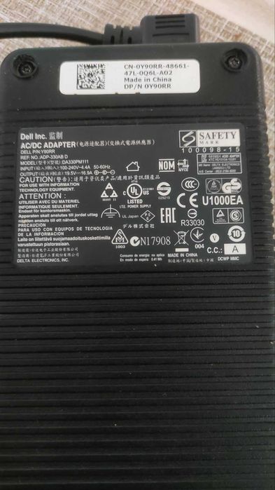 Мощен адаптер Dell 330W 19,V 16,9A ADP-330AB D
