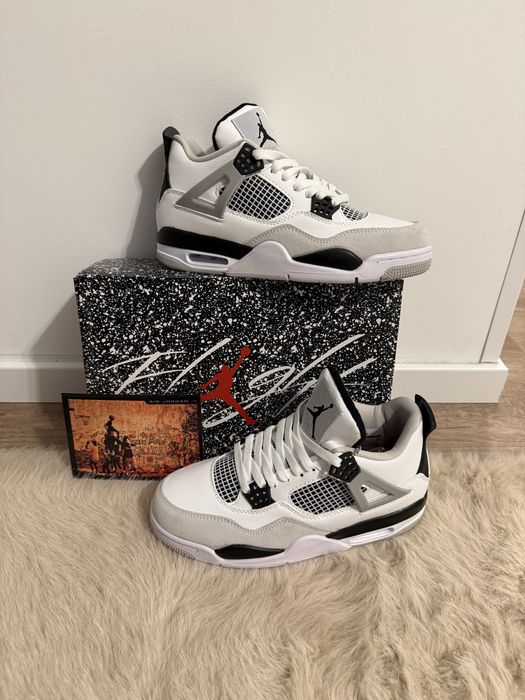 *REDUCERE* Nike Air Jordan 4 Military Black - Verificare colet