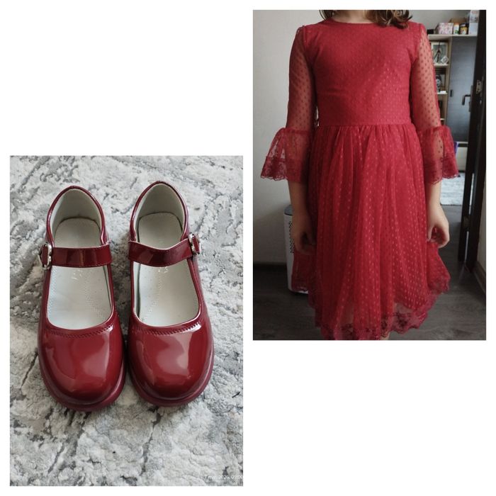 Rochie fetita 7-8ani si pantofi mar 34