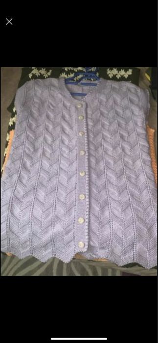 Ръчно изплетен елек