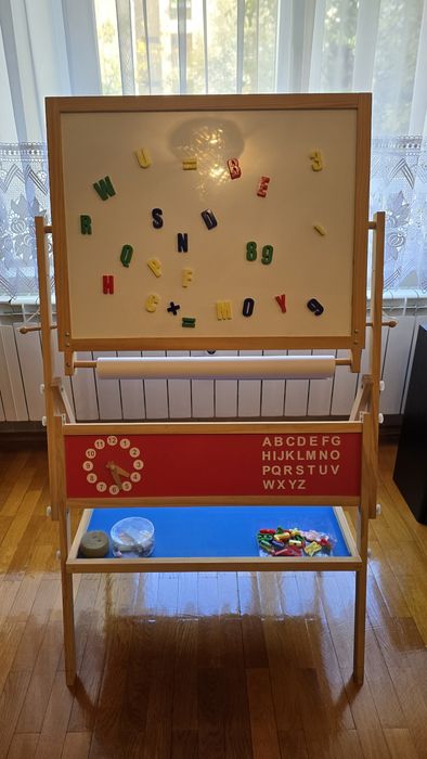 Tabla de scris/desenat/magnetica reversibila pentru copii