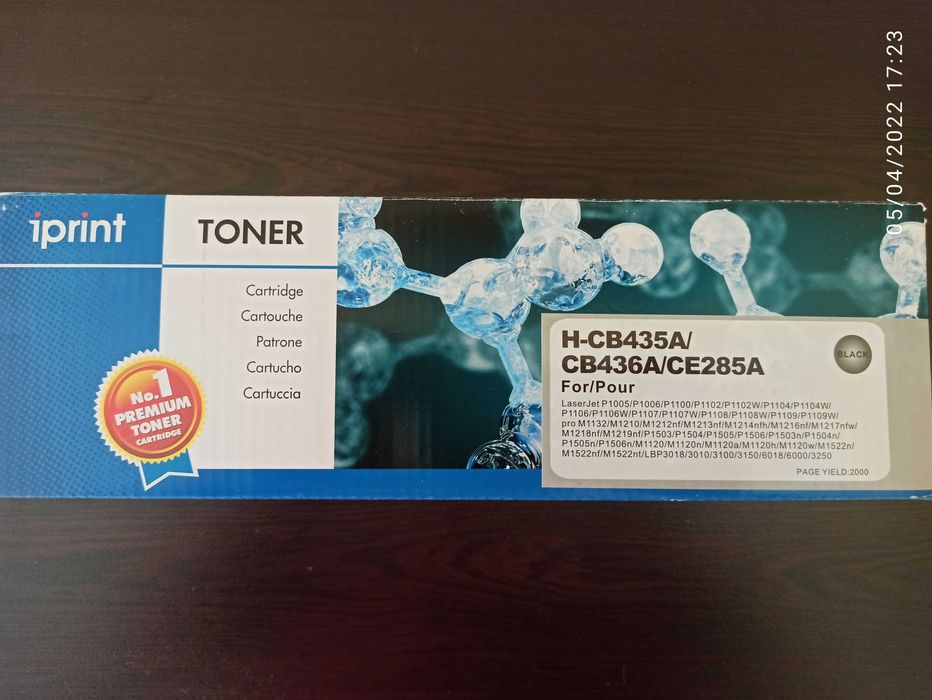 Продавам нови тонери за принтер H-CB435A/CB436A/CE285A.