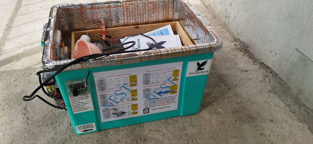 Nest inkubatori to'liq avtomat 60 dona tuhum sigadi