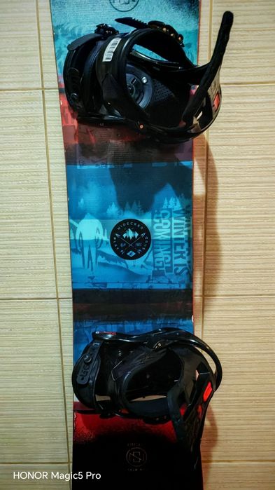 Placa snowboard 160 Nideker -legaturi boots