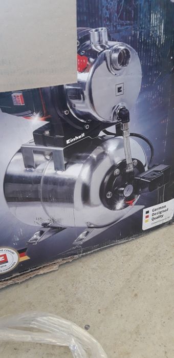 Einhell GC-WW 1250 NN - Hidrofor, 1200 W, 8 m, 20 l, 83 l/min, carcasa inox, monofazat
