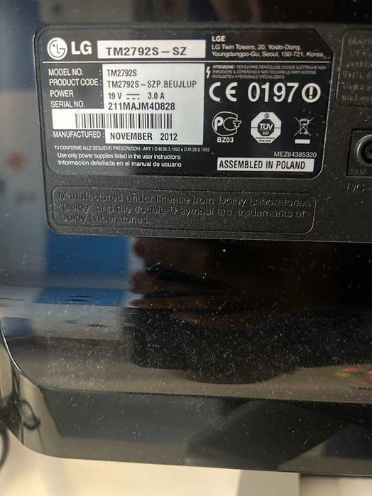 Монитор и телевизор с 3D LG TM2792S-SZ  27 инча