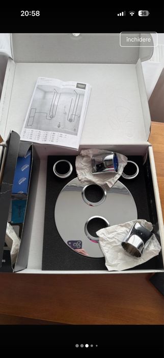 Placa grohe pentru dus incastrat