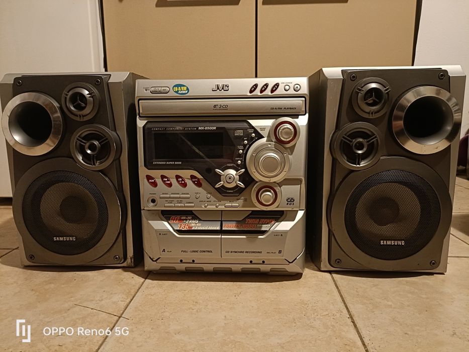 Combina JVC CA-MXG500R cu boxe Samsung