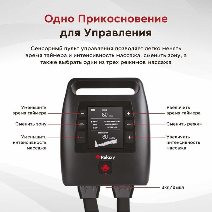 Компрессионный массажер для ног Recovery Boots