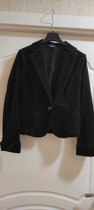 Черно, дамско, вталено сако