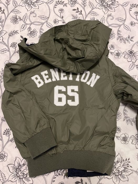 Яке BENETON, две лица, 3/4 г, момче