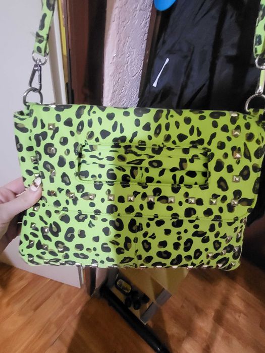 Дамска дълга чанта от плат