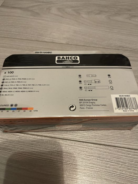 Set biti Bahco 59/S100BC