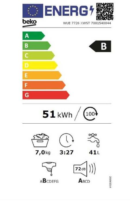 Masina de spalat  Beko /Bluetooth
