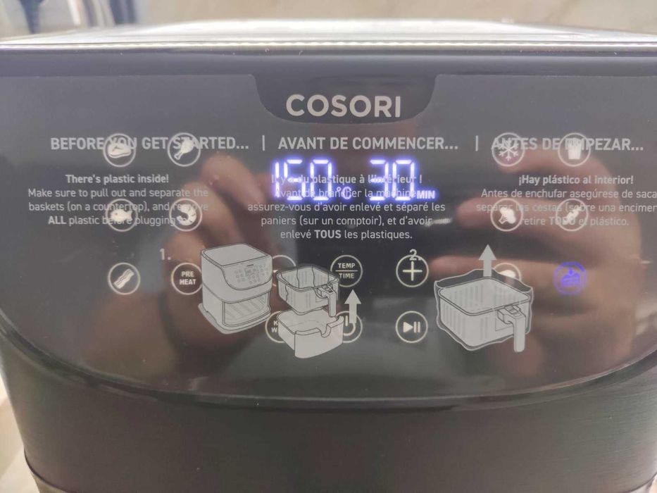 Чисто нов COSORI Premium Air Fryer CP158-AF 5.5L (Разопакован)