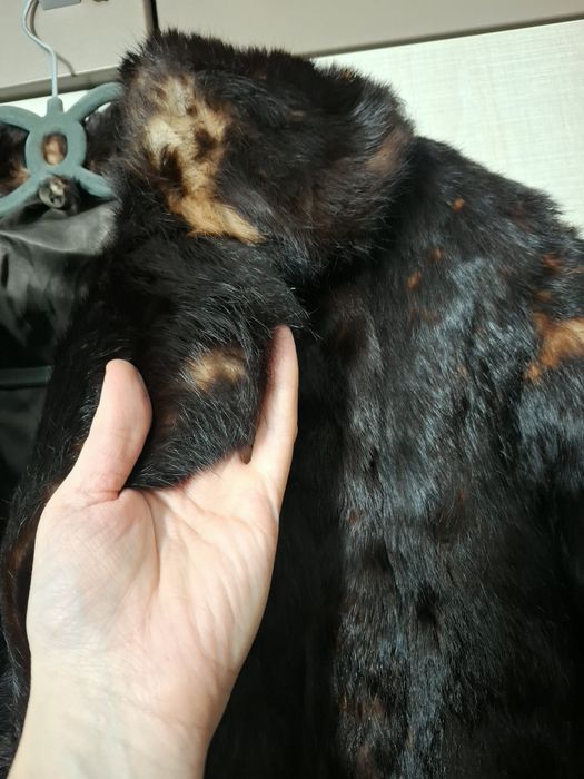 Haină de blană naturală