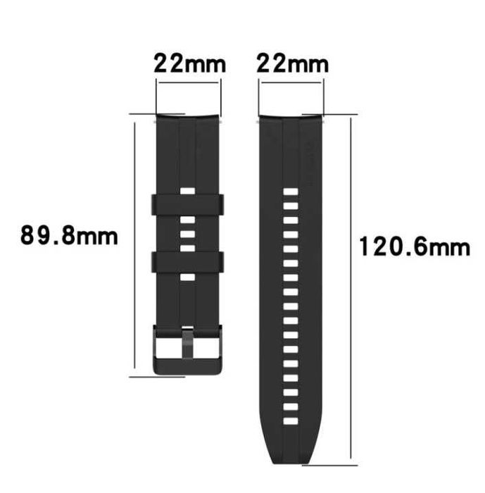 Curea silicon smartwatch Huawei GT,GT2,GT3,GT4,GT5(46 mm) 22 mm