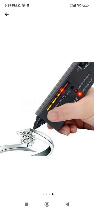 Електронен тестер за диаманти, скъпоценни камъни и бижута