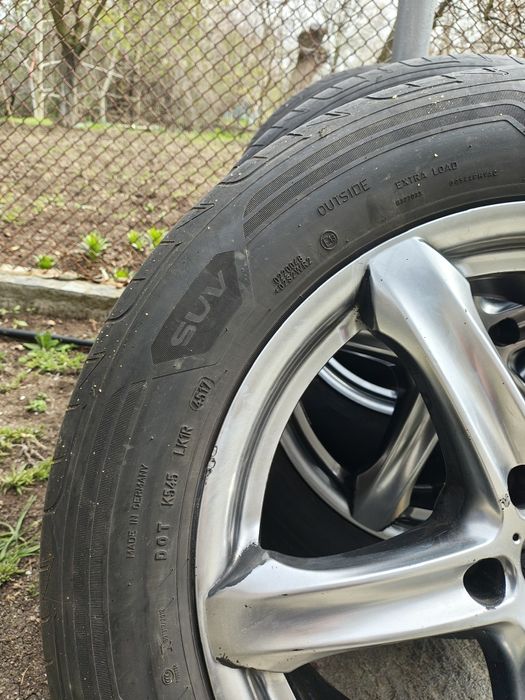 Перфектни 235/60/18 GOODYEAR - над 6мм летни гуми, Джанти  AEZ - 5/112