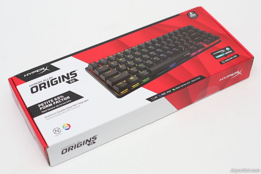 HyperX Alloy Origins 65 - 65% кейкапы РВТ, Алюминиевый корпус, механик