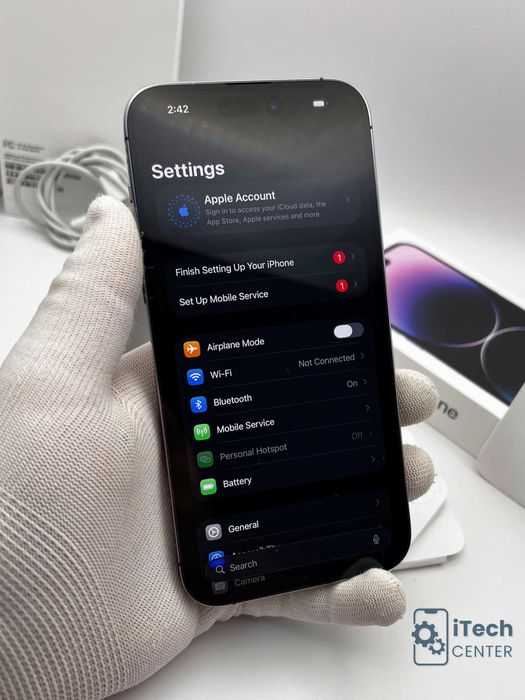 iPhone 14 Pro MAX, 128GB, Purple, 100% батерия, КАТО НОВ, ГАРАНЦИЯ!