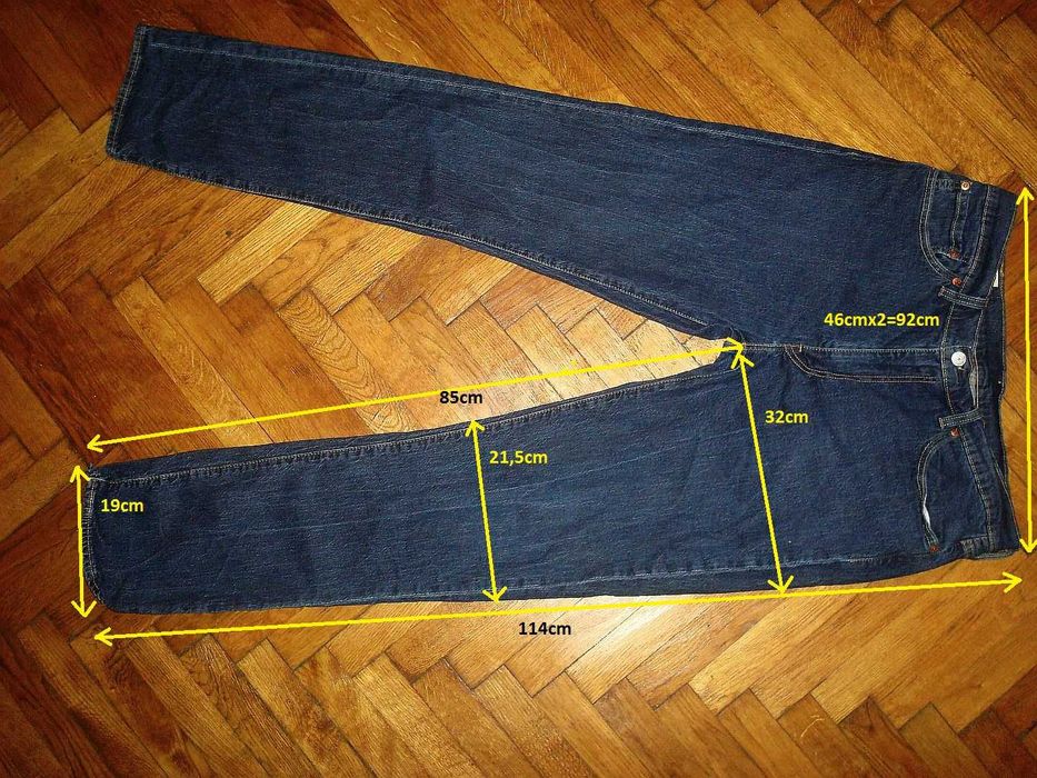 Blugi levis 511-W36xL34 (talie-92cm ,lungime-114cm)
