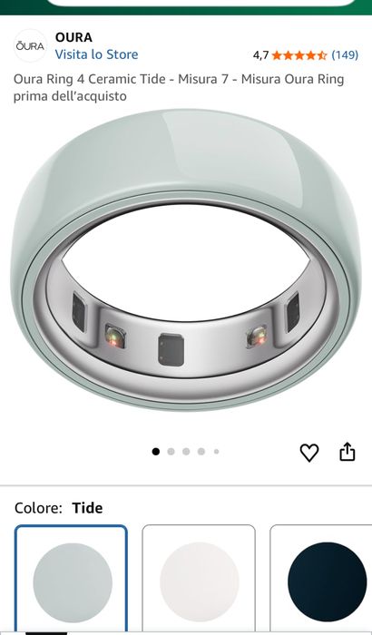 Oura Ring 4 Ceramic ( lansare OCT 2025) sigilate, OCAZIE