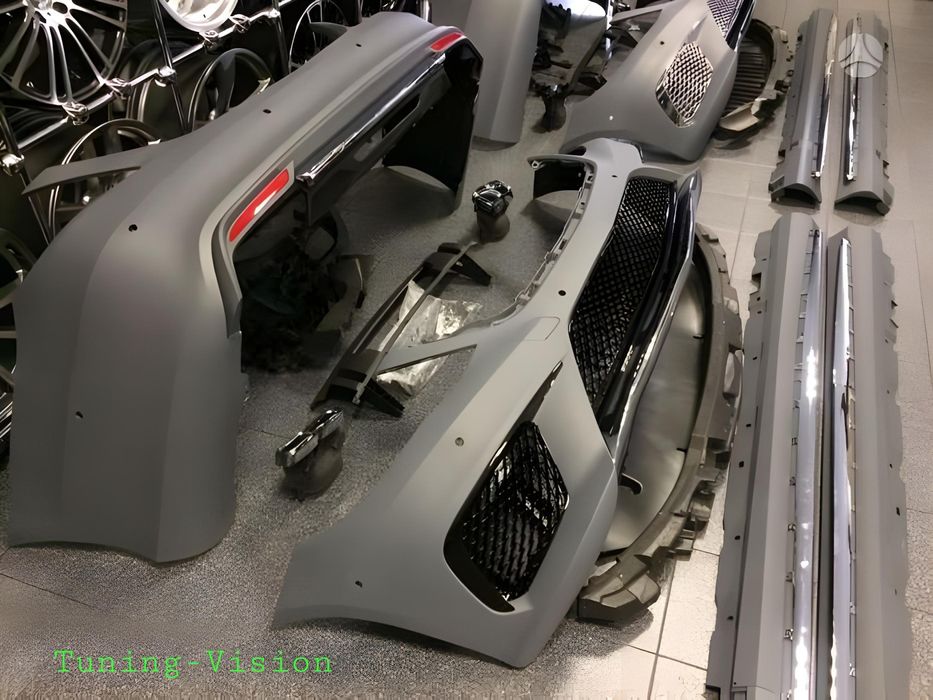 S63AMG пакет W222 S65 Mercedes предна задна броня дифузьор накрайници