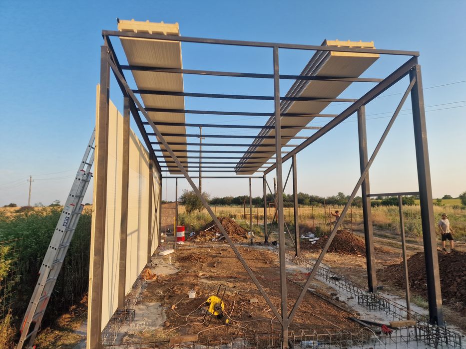 Hale metalice pentru garaj atelier service de inchiriat 10X20 3000e